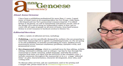 Desktop Screenshot of annagenoese.com